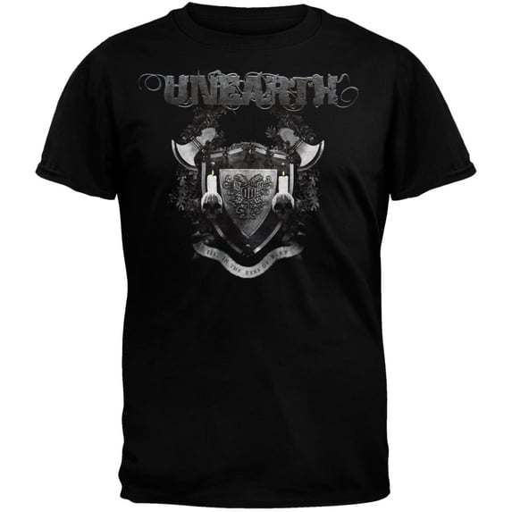 Unearth Men's Shield Album Short Sleeve T Shirt