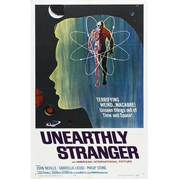 Unearthly Stranger Movie Poster Entertainment Decor Art Poster 24x36 Unframed, Age: Adults, Rectangle Poster Time