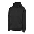 thumbnail image 1 of Uneek - Childrens/Kids Hooded Sweatshirt/Jumper - 50% Polyester 50% Cotton - Black - Size 3/4 YRS, 1 of 1