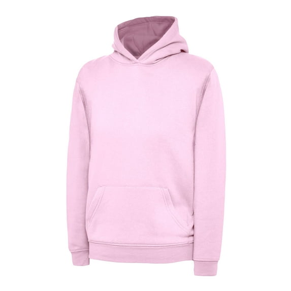 Uneek - Childrens/Kids Kids Hooded Sweatshirt/Jumper - Pink - Size 3/4 YRS