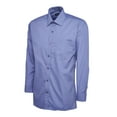 thumbnail image 1 of Uneek - Men's Poplin Full Sleeve Shirt - Long Sleeve - Mid Blue - Size 17.5, 1 of 1