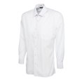 thumbnail image 1 of Uneek - Men's Poplin Full Sleeve Shirt - Long Sleeve - White - Size 17.5, 1 of 1