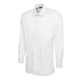 thumbnail image 1 of Uneek - Men's Poplin Full Sleeve Shirt - Long Sleeve - White - Size 19.5, 1 of 1