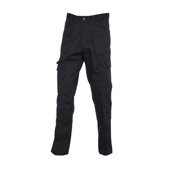 Uneek - Unisex Action Trouser Long - Fabric: 245 GSM/7 oz - Black - Size 36