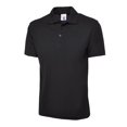 thumbnail image 1 of Uneek - Unisex Active Poloshirt - 50% Polyester 50% Cotton - Black - Size 5XL, 1 of 1