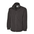 thumbnail image 1 of Uneek - Unisex Classic Full Zip Micro Fleece Jacket - Half Moon Yoke - Charcoal - Size XS, 1 of 1