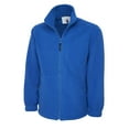 thumbnail image 1 of Uneek - Unisex Classic Full Zip Micro Fleece Jacket - Half Moon Yoke - Royal - Size XS, 1 of 1