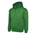 thumbnail image 1 of Uneek - Unisex Classic Hooded Sweatshirt/Jumper - 50% Polyester 50% Cotton - Kelly Green - Size 6XL, 1 of 1