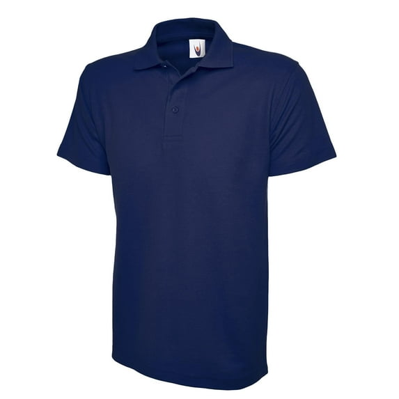 Uneek - Unisex Classic Poloshirt - 50% Polyester 50% Cotton - French Navy - Size L