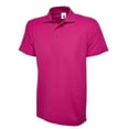 thumbnail image 1 of Uneek - Unisex Classic Poloshirt - 50% Polyester 50% Cotton - Hot Pink - Size 2XL, 1 of 1