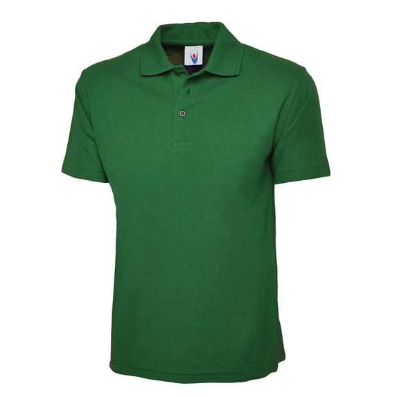 Uneek - Unisex Classic Poloshirt - 50% Polyester 50% Cotton - Kelly Green - Size S