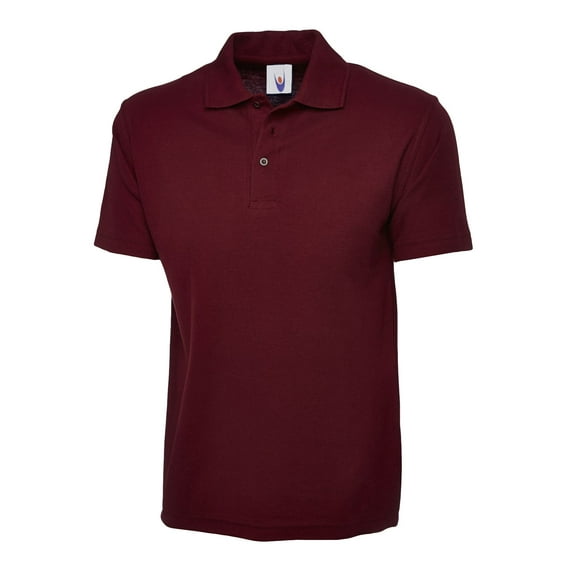 Uneek - Unisex Classic Poloshirt - 50% Polyester 50% Cotton - Maroon - Size XL