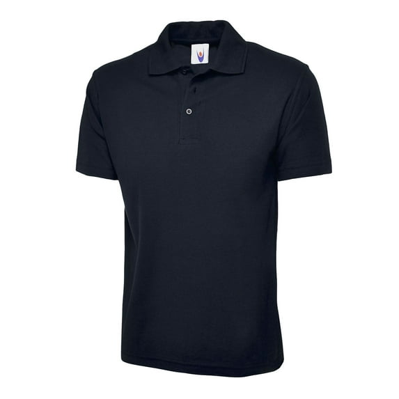 Uneek - Unisex Classic Poloshirt - 50% Polyester 50% Cotton - Navy - Size S