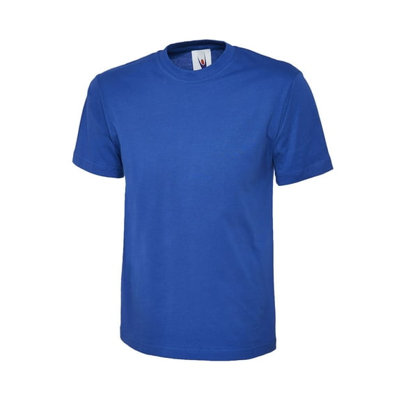 Uneek - Unisex Classic T-shirt - Reactive Dyed - Royal - Size 5XL