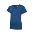 thumbnail image 1 of Uneek - Unisex Classic V Neck T Shirt - Reactive Dyed - Royal - Size 2XL, 1 of 1