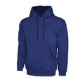 thumbnail image 1 of Uneek - Unisex Contrast Hooded Sweatshirt/Jumper - 50% Polyester 50% Cotton - Royal/Navy - Size M, 1 of 1
