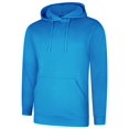 thumbnail image 1 of Uneek - Unisex Deluxe Hooded Sweatshirt/Jumper - 60% Ring Spun Combed Cotton 40% Polyester - Reef Blue - Size M, 1 of 1
