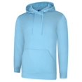 thumbnail image 1 of Uneek - Unisex Deluxe Hooded Sweatshirt/Jumper - 60% Ring Spun Combed Cotton 40% Polyester - Sky - Size 2XL, 1 of 1