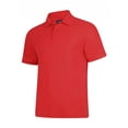 thumbnail image 1 of Uneek - Unisex Deluxe Poloshirt - 50% Polyester 50% Cotton - Red - Size XS, 1 of 1