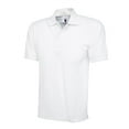 thumbnail image 1 of Uneek - Unisex Poloshirt - Reactive Dyed - White - Size XS, 1 of 1