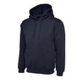 thumbnail image 1 of Uneek - Unisex Premium Hooded Sweatshirt/Jumper - 50% Polyester 50% Cotton - Navy - Size 2XL, 1 of 1