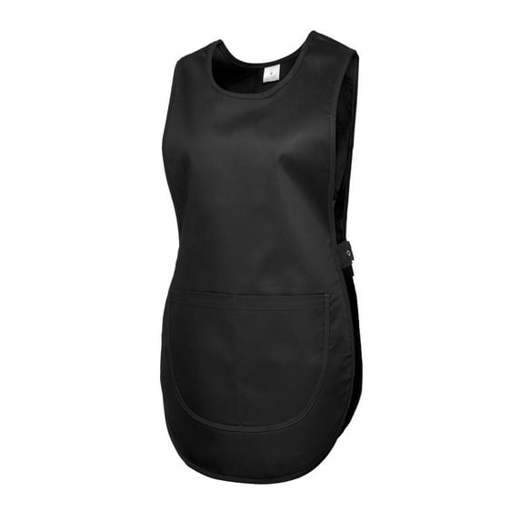 Uneek - Unisex Premium Tabard - 65% Polyester 35% Cotton - Black - Size S