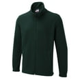 thumbnail image 1 of Uneek - Unisex The UX Full Zip Fleece - 100% Polyester Super Anti Pill Micro Fleece - Bottle Green - Size 2XL, 1 of 1