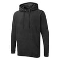 thumbnail image 1 of Uneek - Unisex The UX Hoodie - Reactive Dyed - Charcoal - Size S, 1 of 1