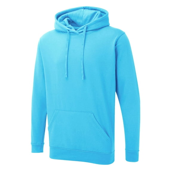 Uneek - Unisex The UX Hoodie - Reactive Dyed - Sky - Size XS