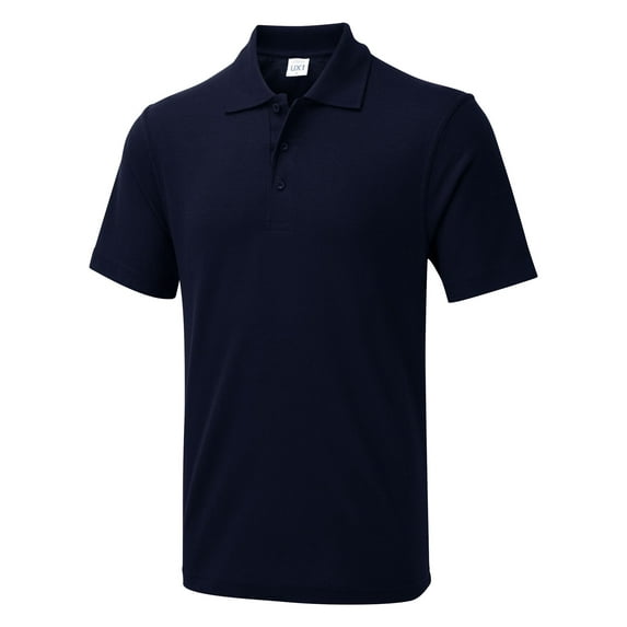 Uneek - Unisex The UX Polo - 50% Polyester 50% Cotton - Navy - Size L