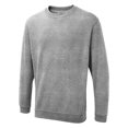 thumbnail image 1 of Uneek - Unisex The UX Sweatshirt/Jumper - 50% Polyester 50% Cotton - Heather Grey - Size 5XL, 1 of 1