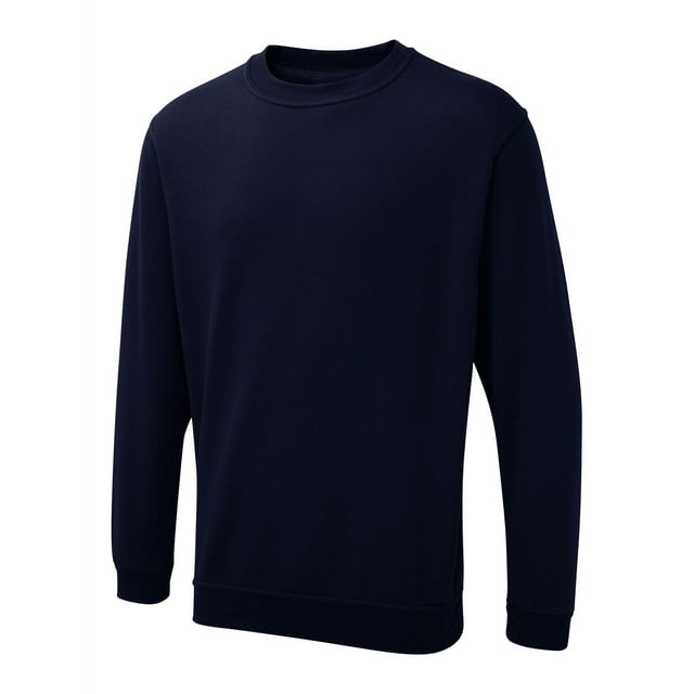 Uneek - Unisex The UX Sweatshirt/Jumper - 50% Polyester 50% Cotton - Navy - Size 4XL
