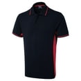 thumbnail image 1 of Uneek - Unisex Two Tone Polo Shirt - Navy/Red - Size 3XL, 1 of 1