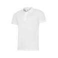 thumbnail image 1 of Uneek - Unisex Ultra Cool Poloshirt - 100% Polyester Textured Breathable Fabric with Wic - White - Size 3XL, 1 of 1