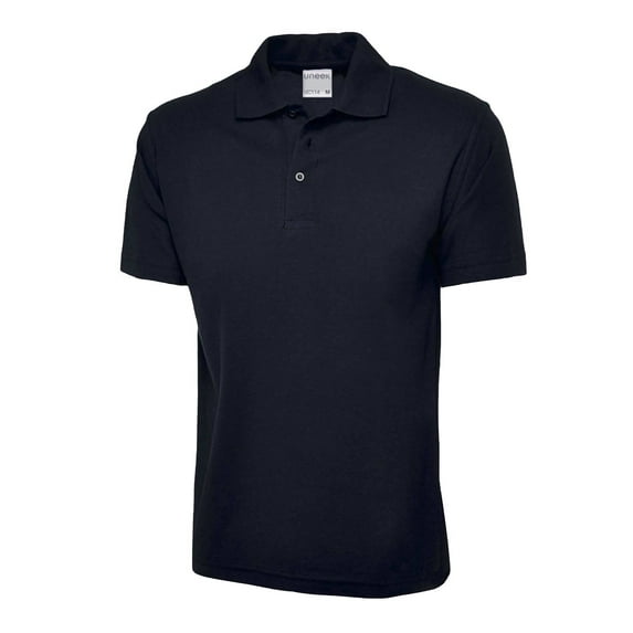 Uneek - Unisex Ultra Cotton Poloshirt - Reactive Dyed - Navy - Size XS