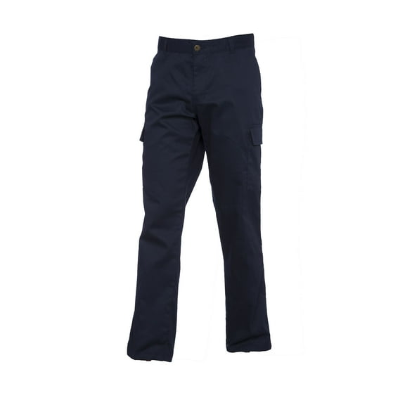 Uneek - Women's/Ladies Cargo Trousers - 65% Polyester 35% Cotton - Navy - Size 14