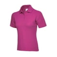 thumbnail image 1 of Uneek - Women's/Ladies Classic Poloshirt - 50% Polyester 50% Cotton - Hot Pink - Size XL, 1 of 1