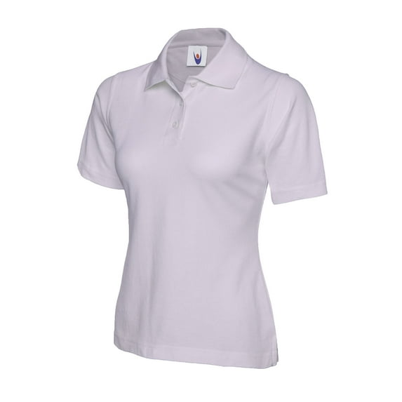 Uneek - Women's/Ladies Classic Poloshirt - 50% Polyester 50% Cotton - Lilac - Size L