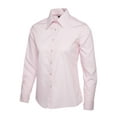 thumbnail image 1 of Uneek - Women's/Ladies Ladies Poplin Full Sleeve Shirt - 65% Polyester 35% Cotton - Pink - Size M, 1 of 1