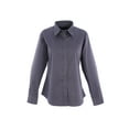 thumbnail image 1 of Uneek - Women's/Ladies Pinpoint Oxford Full Sleeve Shirt - Long Sleeve - Charcoal - Size 5XL, 1 of 1