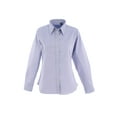 thumbnail image 1 of Uneek - Women's/Ladies Pinpoint Oxford Full Sleeve Shirt - Long Sleeve - Light Blue - Size M, 1 of 1