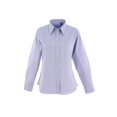 thumbnail image 1 of Uneek - Women's/Ladies Pinpoint Oxford Full Sleeve Shirt - Long Sleeve - Light Blue - Size S, 1 of 1