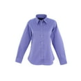 thumbnail image 1 of Uneek - Women's/Ladies Pinpoint Oxford Full Sleeve Shirt - Long Sleeve - Mid Blue - Size M, 1 of 1