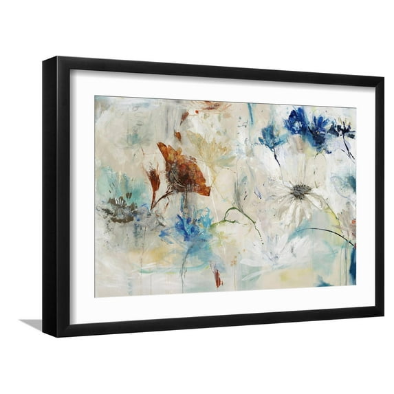 Art.com Unexpected Flowers Giclee Print by Jodi Maas, Black Frame Wall Art, 23" x 17"