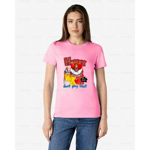 Unexpected In Living Color Homey The Clown Retro TV Show T Shirt, for men & women, up to size 5XL.