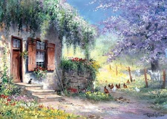 Unexpected visitors Canvas Art - Reint Withaar (20 x 28)