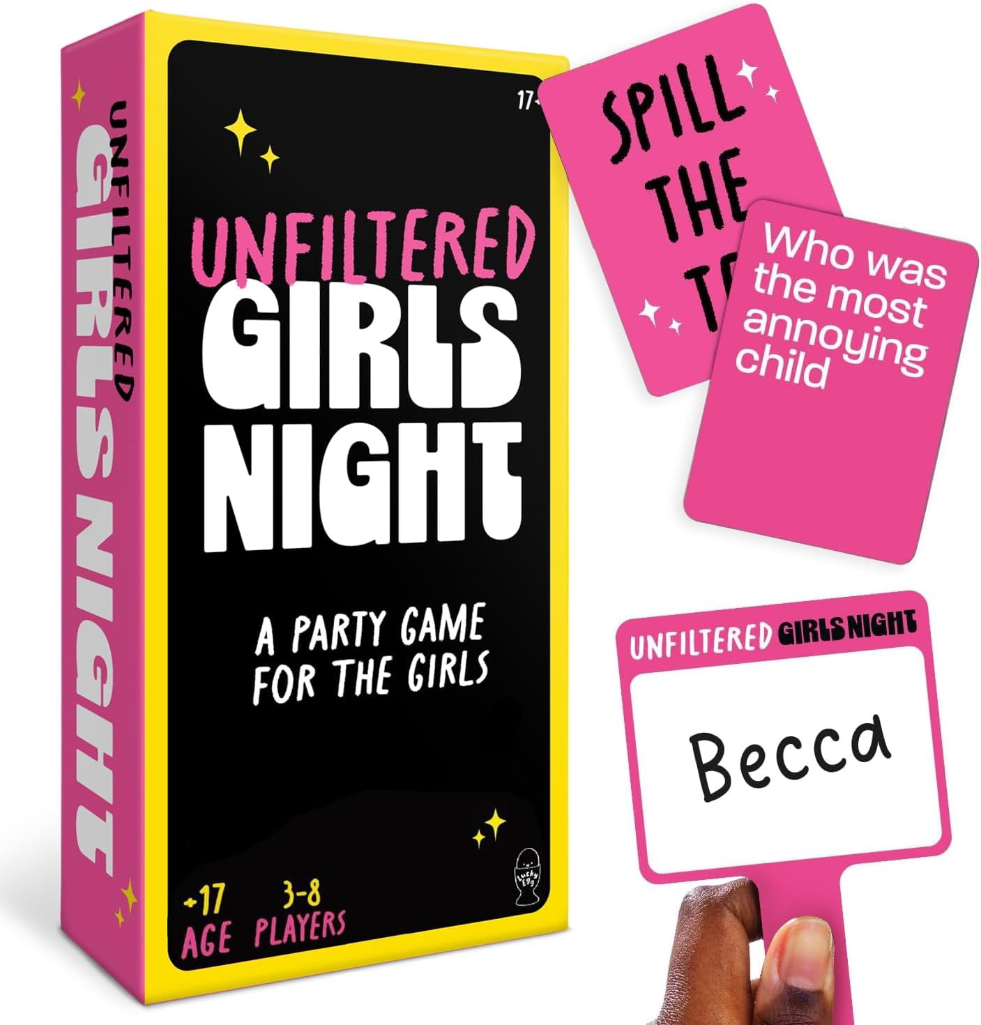 Unfiltered Girls Night Bachelorette Party Game by Lucky Egg
