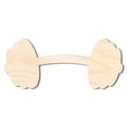 thumbnail image 1 of Unfinished Barbell Shape | DIY Craft Cutout 10" / 1/2", 1 of 3