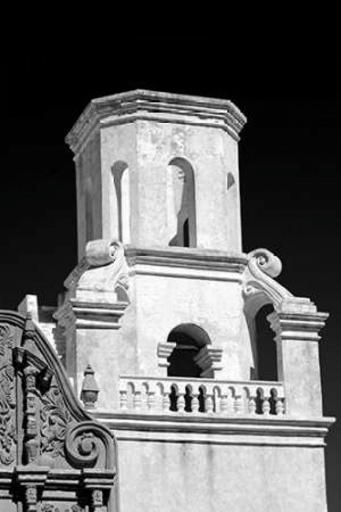 Unfinished Bell Tower BW Canvas Art - Douglas Taylor (12 x 18)