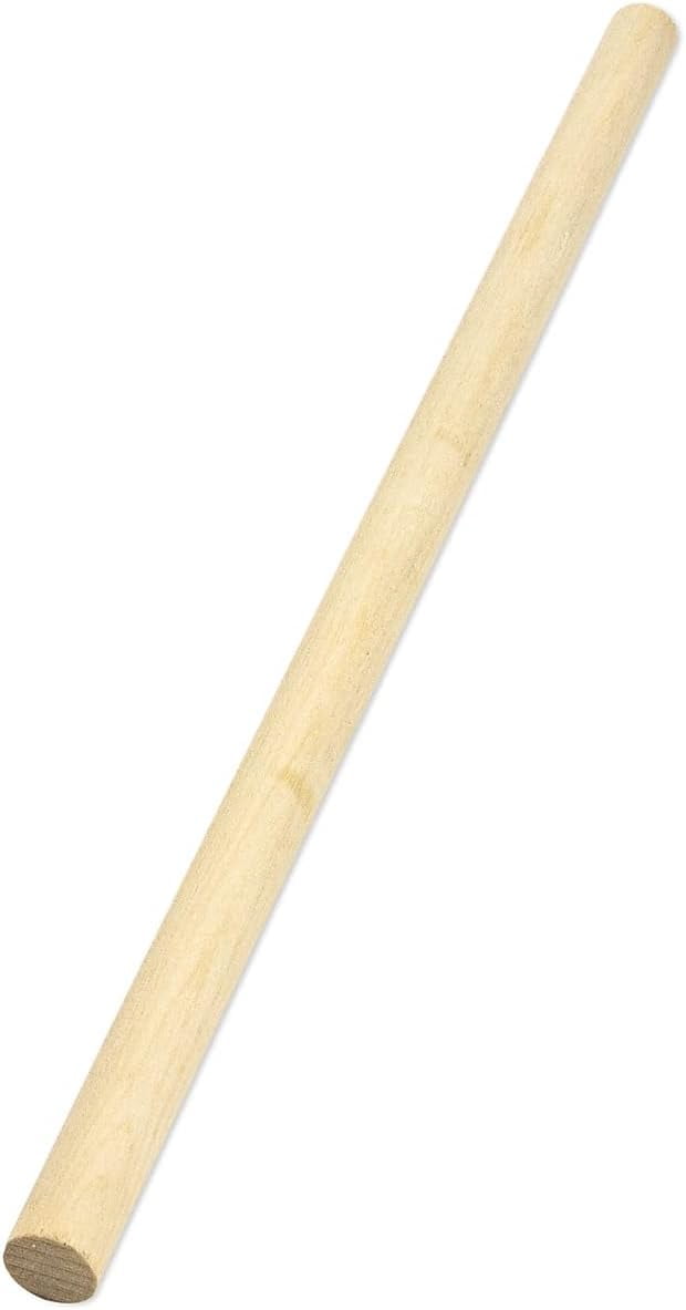 Unfinished Birch Dowel Rods for Crafts 25Pack, 1/2 x 12 in. Kiln